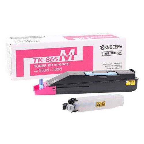 KYOCERA TK-865M MAGENTA (KIRMIZI) ORJİNAL TONER TASKALFA250Cİ/300Cİ KYOCERA TK-865M MAGENTA (KIRMIZI) ORJİNAL TONER TASKALFA250Cİ/300Cİ