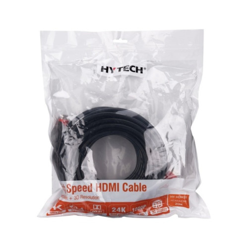 HYTECH HY-HDM20 HDMI TO HDMI 20m ALTIN UCLU 24K HDMI KABLO HYTECH HY-HDM20 HDMI TO HDMI 20m ALTIN UCLU 24K HDMI KABLO