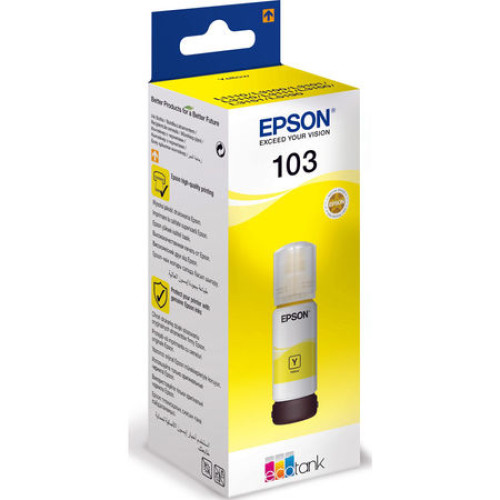 EPSON 103 Y ORJİNAL SARI / YELLOW MÜREKKEP L3110/3111/L3150/L5190