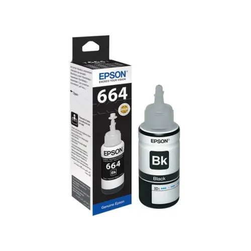 EPSON E6641 SİYAH İTHAL MÜREKKEP