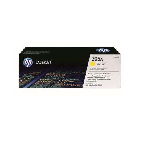 HP 305A  CE412A  SARI Orjinal Toner