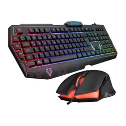 HYTECH HKM-X78 VALOR SİYAH USB GÖKKUŞAĞI ZEMİN AYDINLATMALI GAMİNG KLAVYE