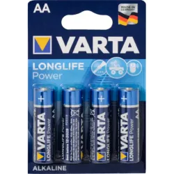 VARTA (9356) LONGLİFE 4 LÜ (AA) KALEM PİL VARTA (9356) LONGLİFE 4 LÜ (AA) KALEM PİL