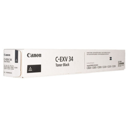 Canon C-EXV-34 Siyah Orjinal Toner Canon C-EXV-34 Siyah Orjinal Toner