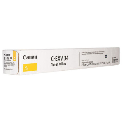 Canon C-EXV-34 SARI (YELLOW) Orjinal Toner Canon C-EXV-34 SARI (YELLOW) Orjinal Toner